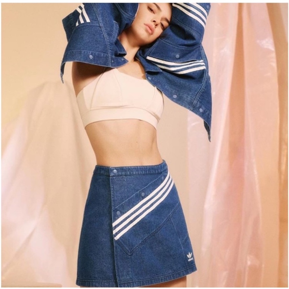 Adidas Blue Mini Skirt for Women